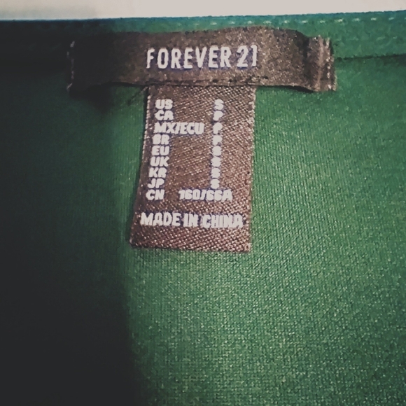 Forever 21 Belted Romper Forrest Green Size Small - Picture 6 of 6